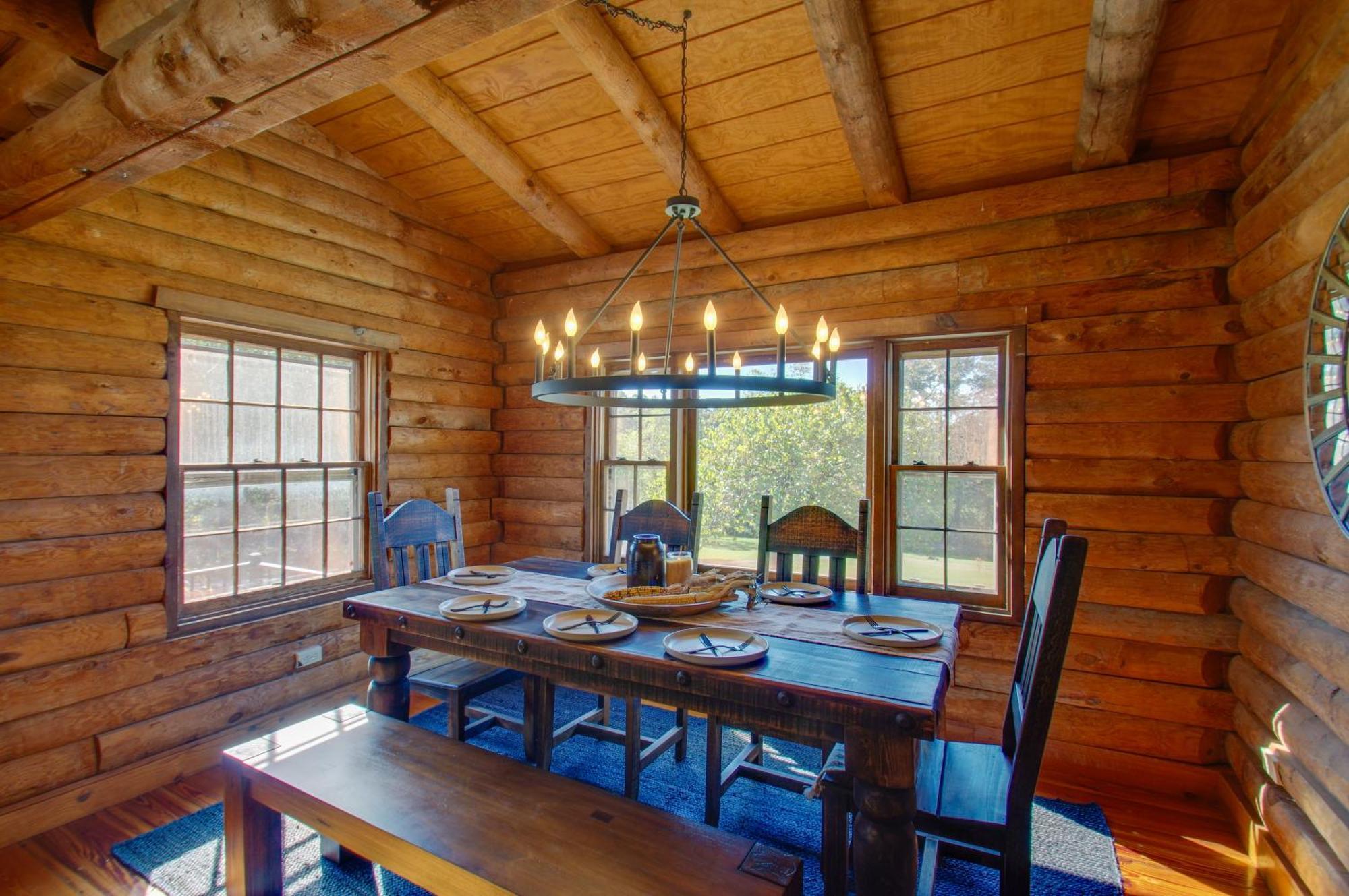 Cozy Log Cabin Getaway With Fire Pit And 3 Acres! Ruckersville Exterior foto