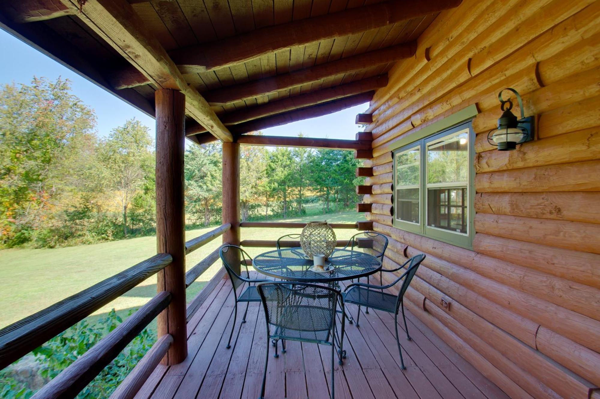 Cozy Log Cabin Getaway With Fire Pit And 3 Acres! Ruckersville Exterior foto